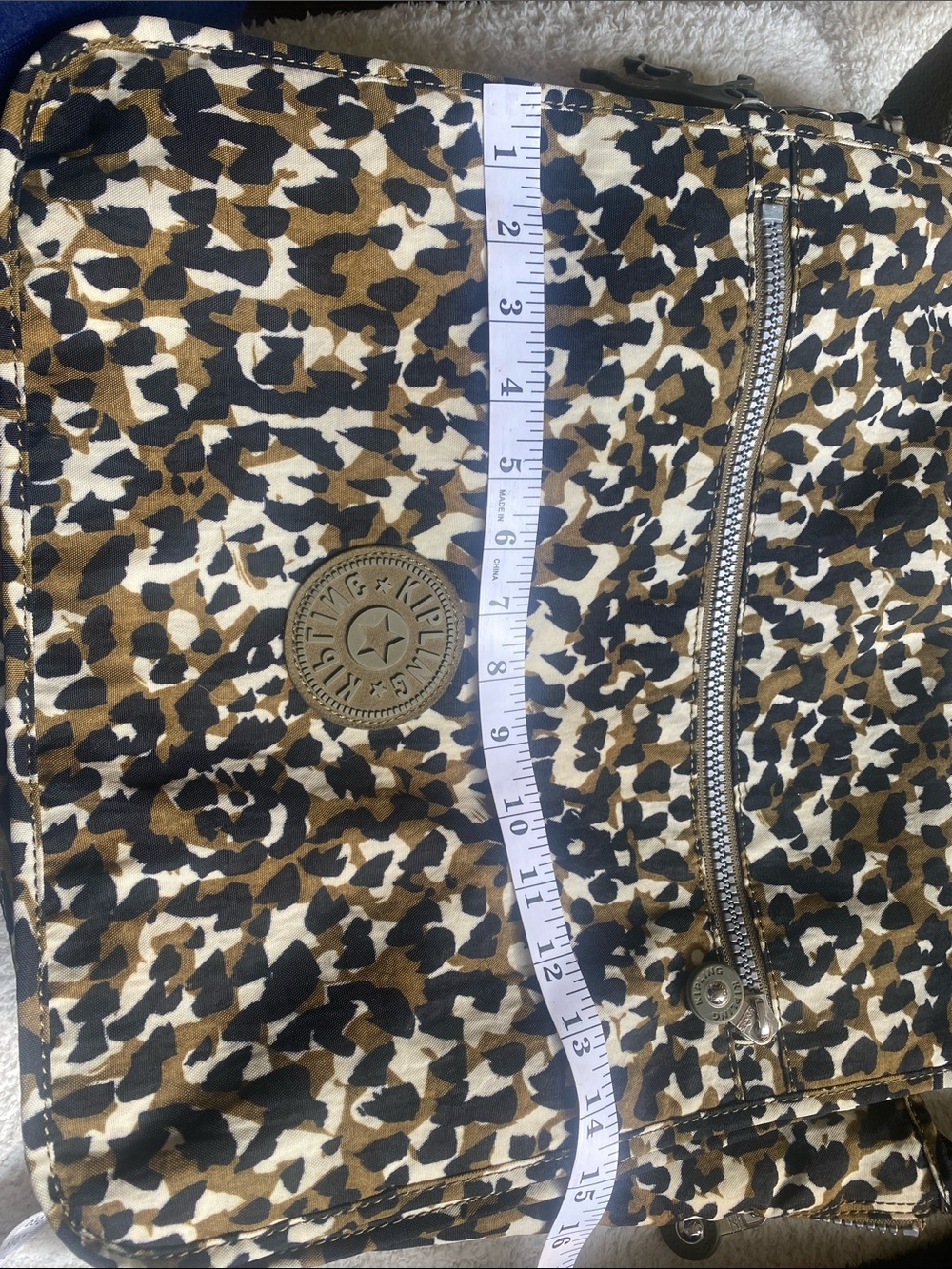 Kipling Leopard Print Shoulder Bag - Picture 12 of 13